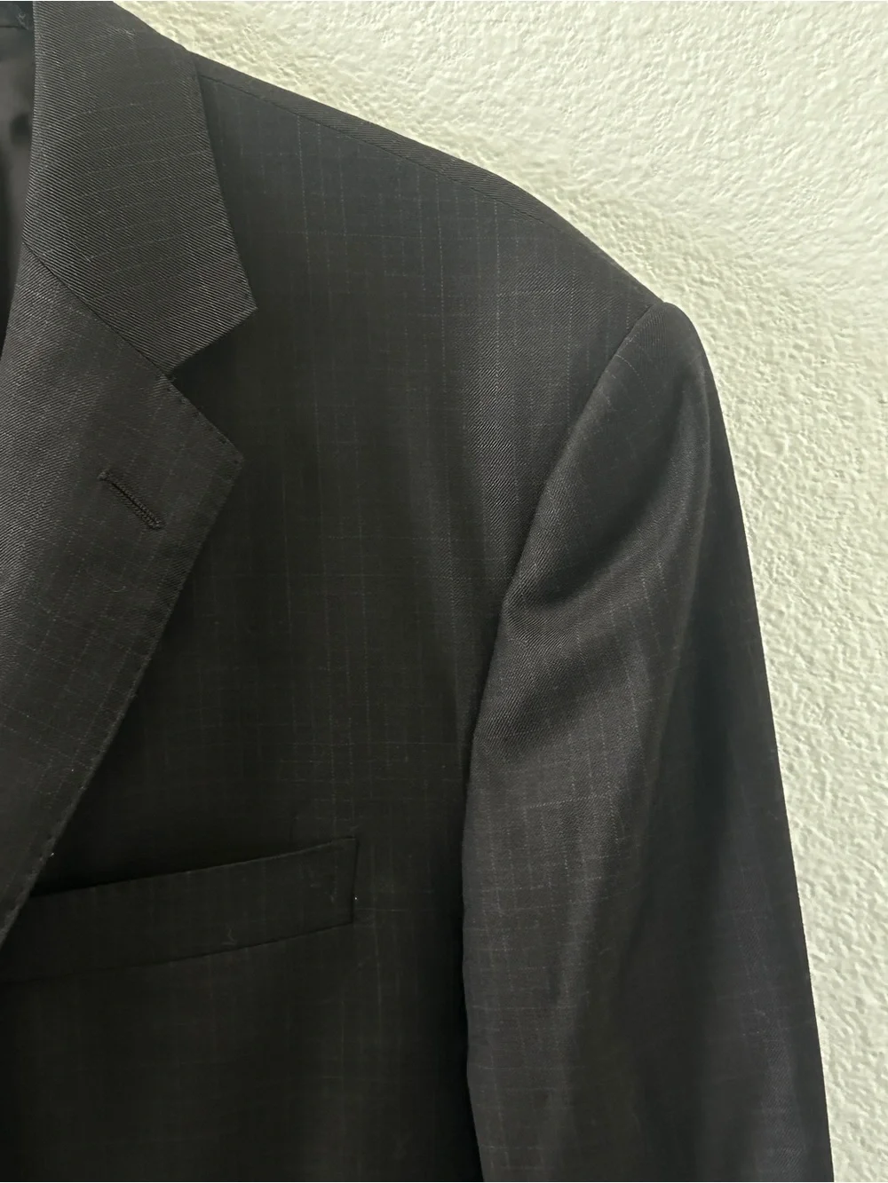 Ralph Lauren Black Label Men's Black Two-Button Blazer - Classic Tailored Jacket
